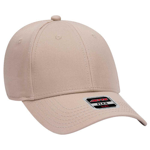 6 Panel Low Profile Baseball Cap Stretchable Superior Cotton Twill Hat Style: 11-1170