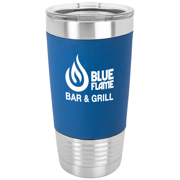 20 oz. Tumbler with Silicone Grip and Slide Top